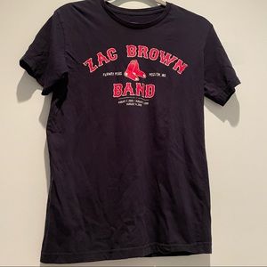 Navy Zac Brown Band tshirt Navy Vintage Sz S